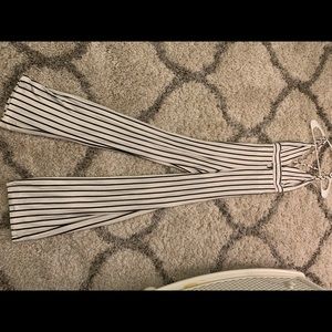 Striped jumpsuit